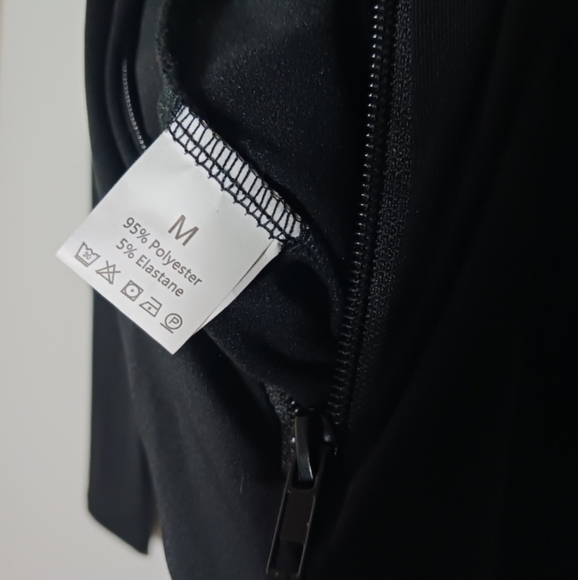 Women's One Piece Jumpsuit Long Sleeve High Neck Bodycon Tight Full length - Picture 3 of 10